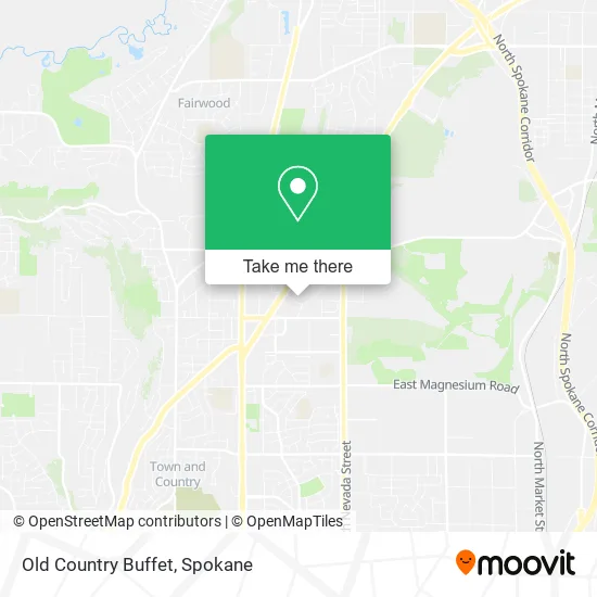 Old Country Buffet map