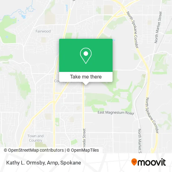 Kathy L. Ormsby, Arnp map