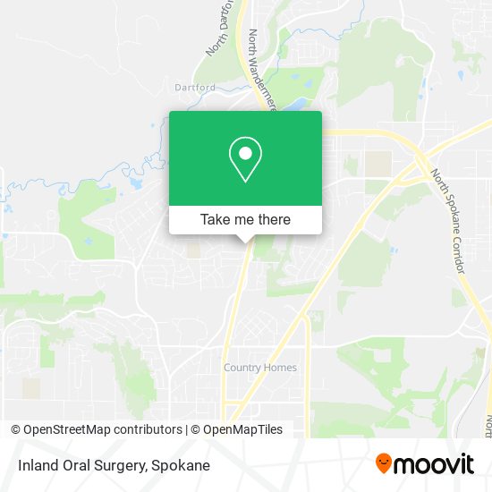 Inland Oral Surgery map