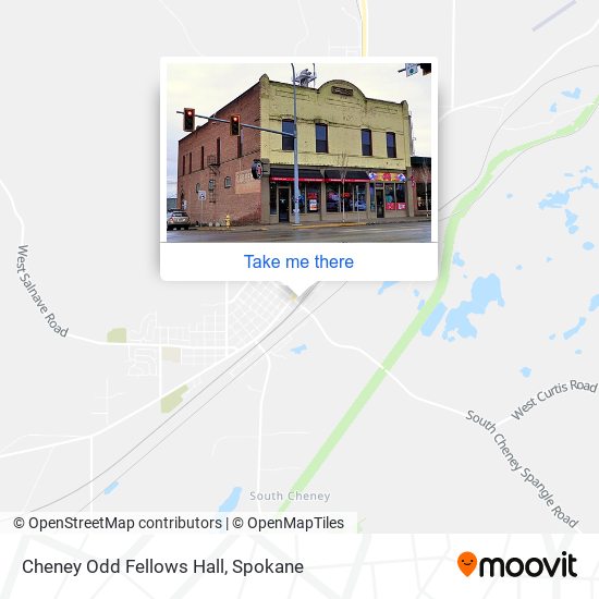 Mapa de Cheney Odd Fellows Hall