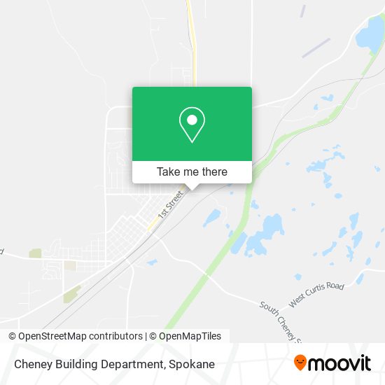 Cheney Building Department map