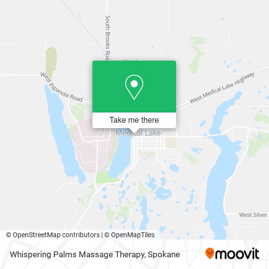 Whispering Palms Massage Therapy map