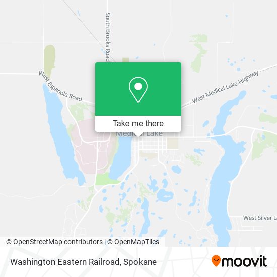 Washington Eastern Railroad map