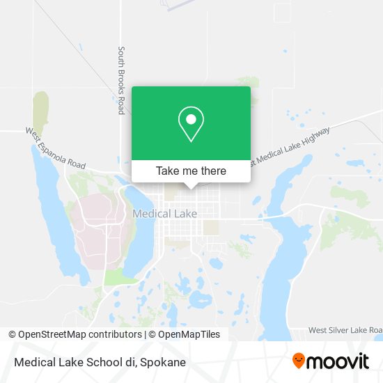 Mapa de Medical Lake School di