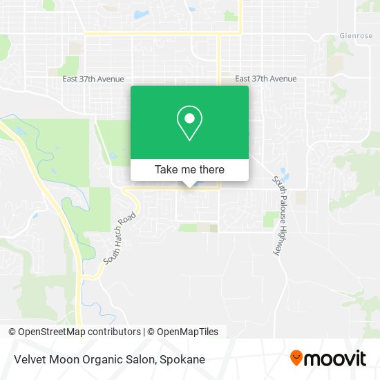 Mapa de Velvet Moon Organic Salon