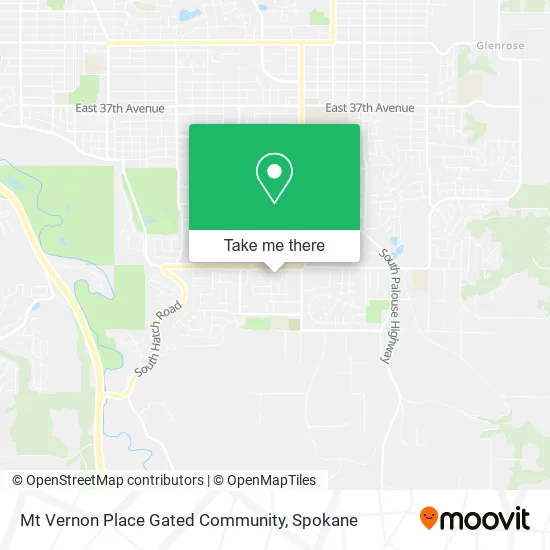 Mt Vernon Place Gated Community map