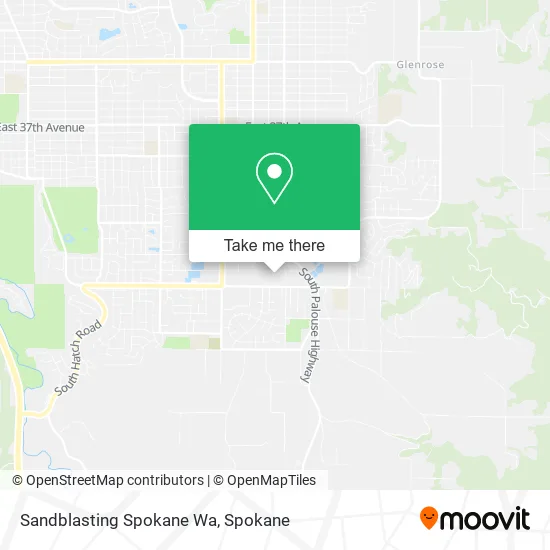 Sandblasting Spokane Wa map