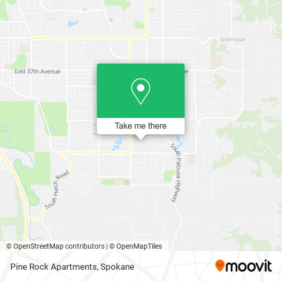 Pine Rock Apartments map