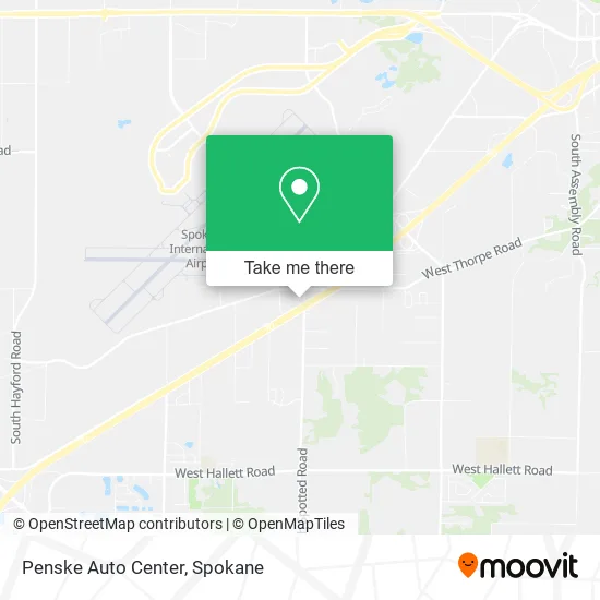 Penske Auto Center map