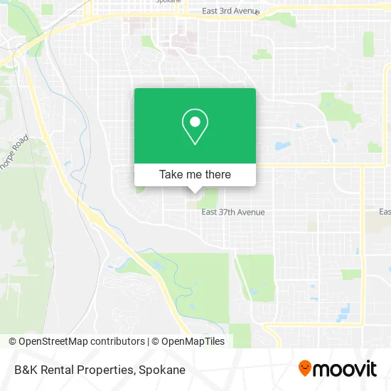Mapa de B&K Rental Properties