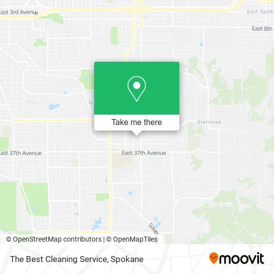 The Best Cleaning Service map