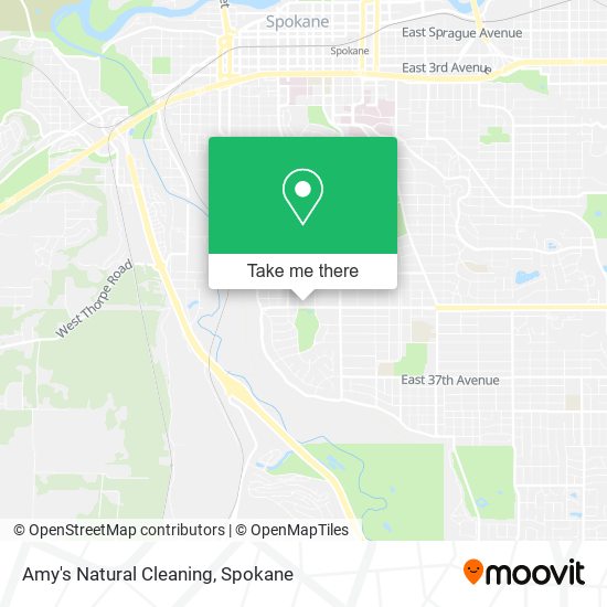 Amy's Natural Cleaning map