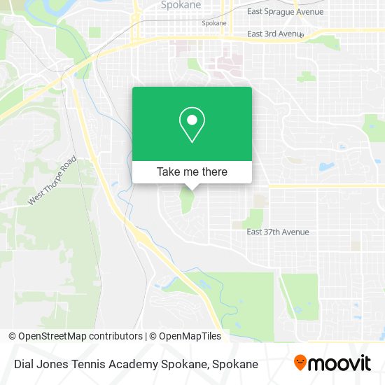 Mapa de Dial Jones Tennis Academy Spokane