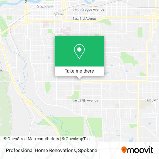 Professional Home Renovations map
