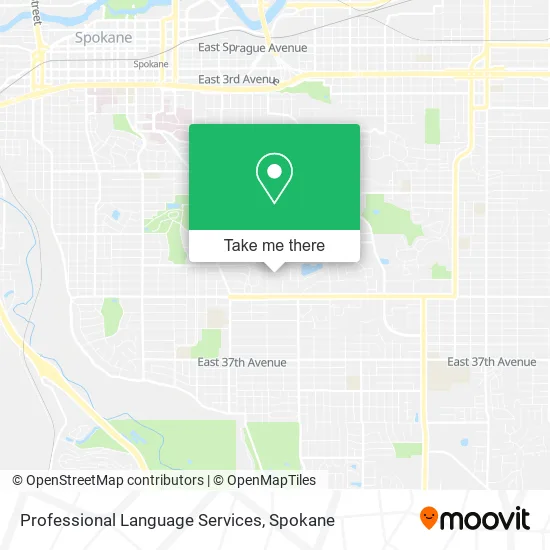 Professional Language Services map