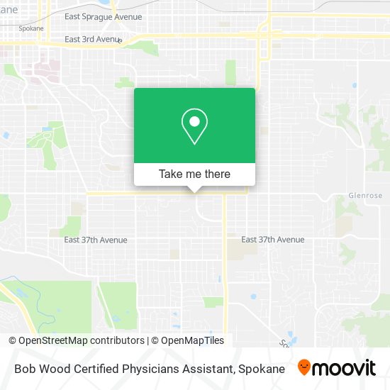 Mapa de Bob Wood Certified Physicians Assistant