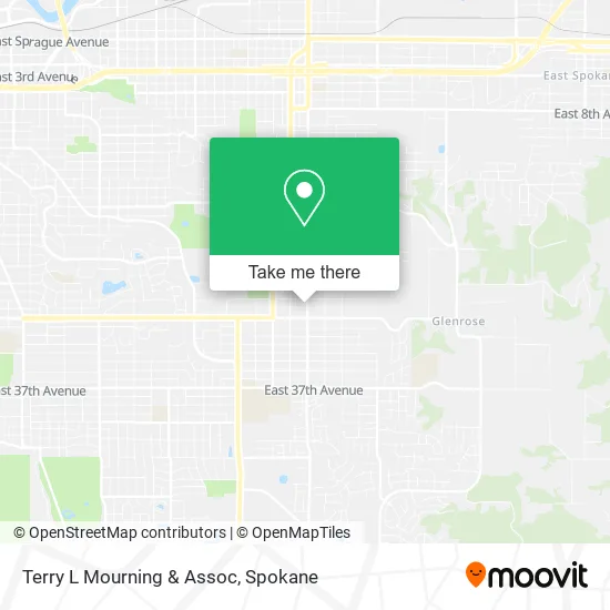 Terry L Mourning & Assoc map