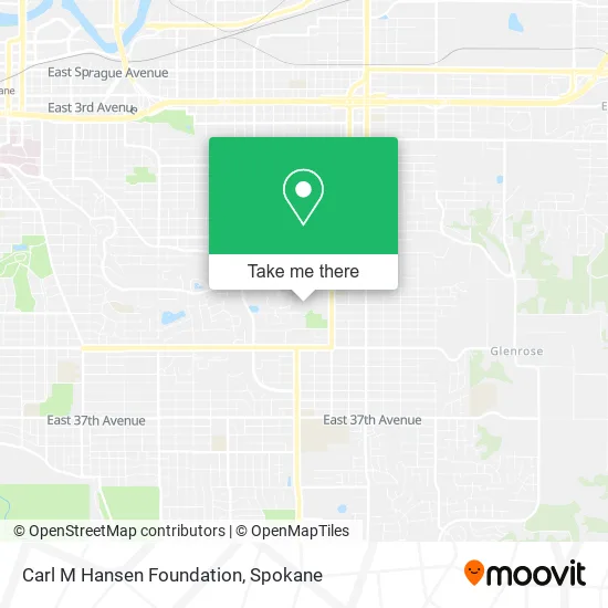 Carl M Hansen Foundation map