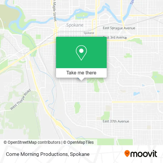 Mapa de Come Morning Productions