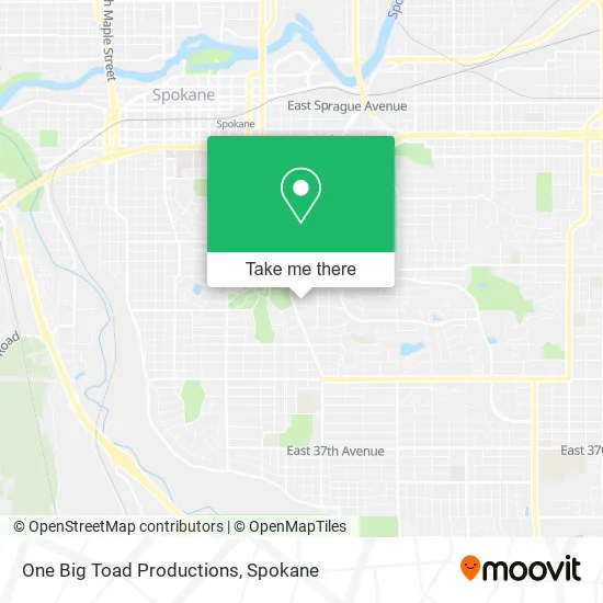 One Big Toad Productions map