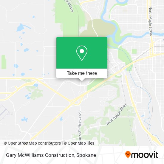 Gary McWilliams Construction map