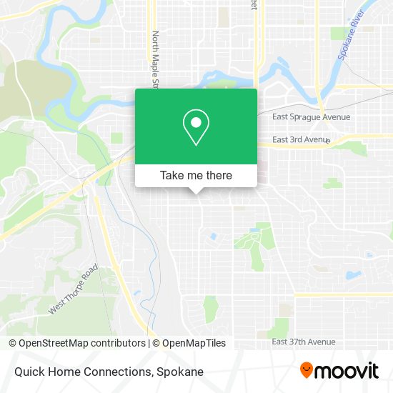 Quick Home Connections map