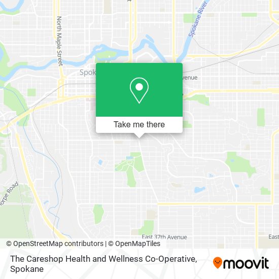 Mapa de The Careshop Health and Wellness Co-Operative