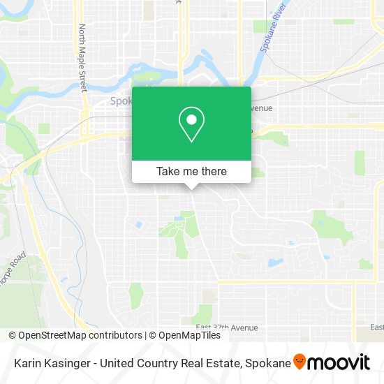 Karin Kasinger - United Country Real Estate map