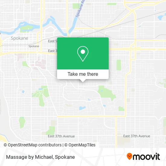 Massage by Michael map
