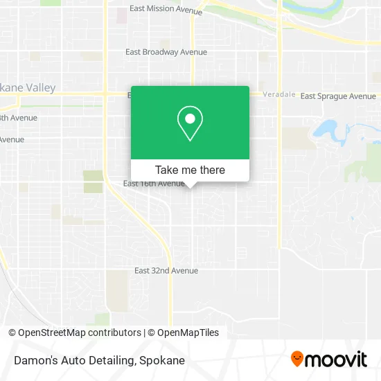 Damon's Auto Detailing map