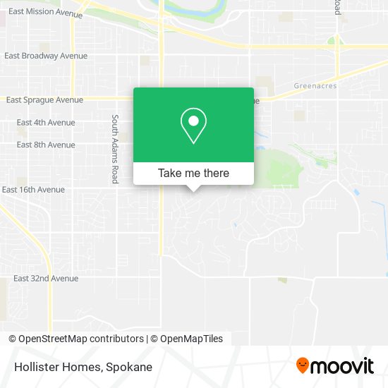 Mapa de Hollister Homes
