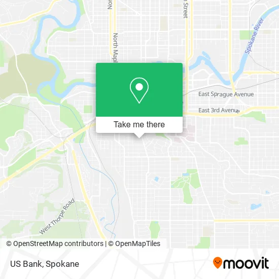 Mapa de US Bank