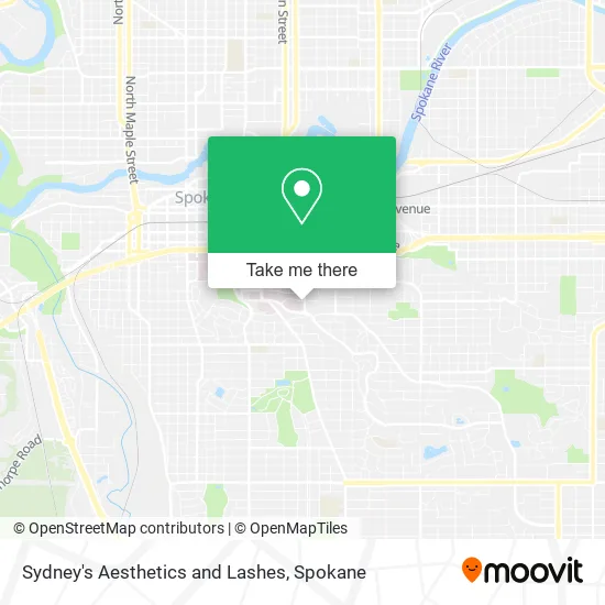 Sydney's Aesthetics and Lashes map