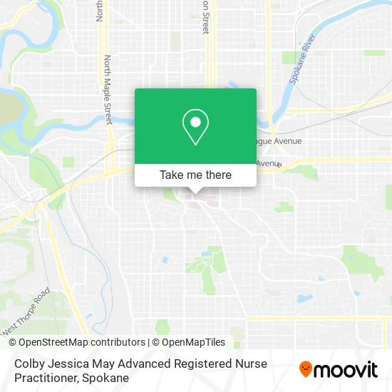 Colby Jessica May Advanced Registered Nurse Practitioner map