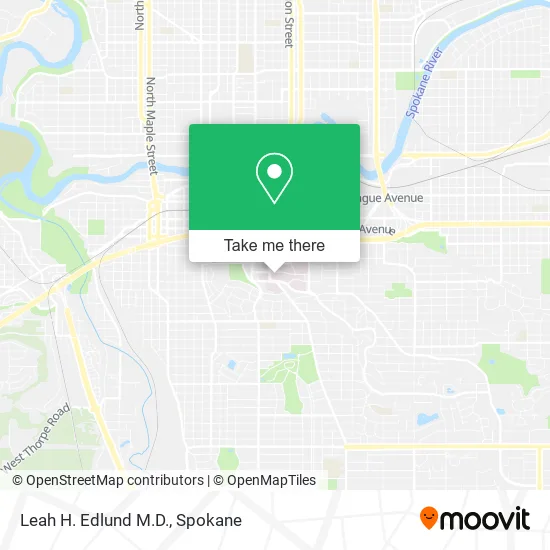 Leah H. Edlund M.D. map