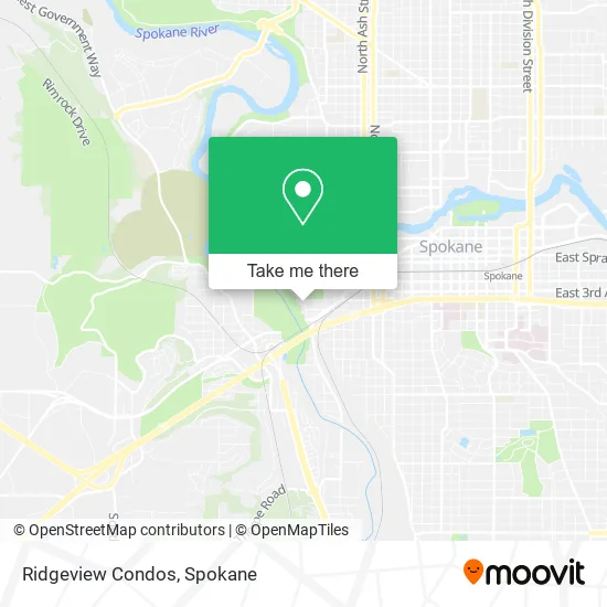 Ridgeview Condos map