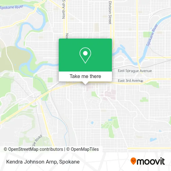 Kendra Johnson Arnp map