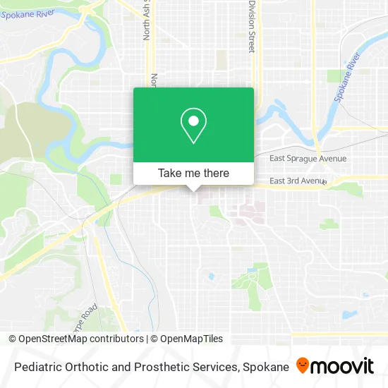 Mapa de Pediatric Orthotic and Prosthetic Services
