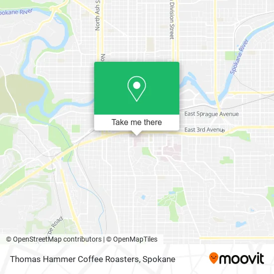 Mapa de Thomas Hammer Coffee Roasters