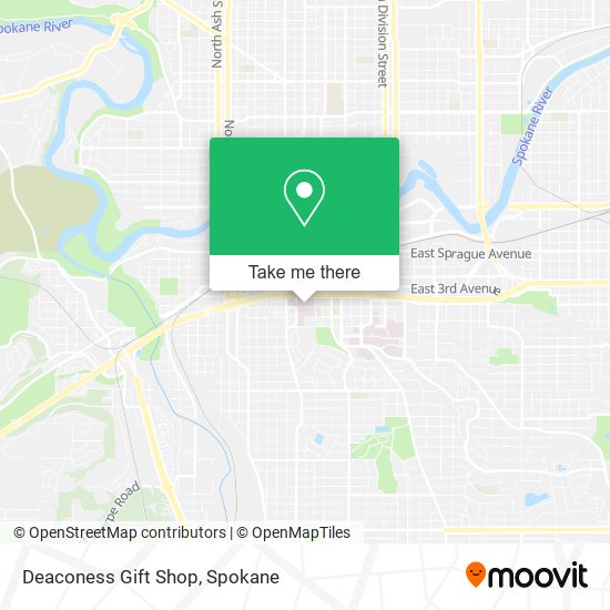 Deaconess Gift Shop map