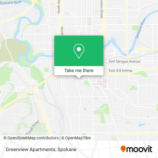 Greenview Apartments map