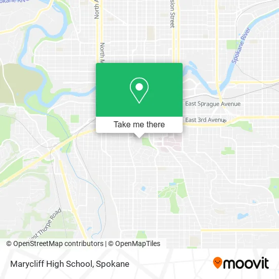 Marycliff High School map