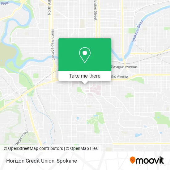 Horizon Credit Union map