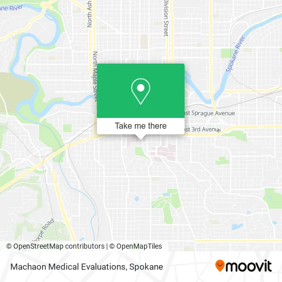 Machaon Medical Evaluations map
