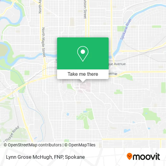Lynn Grose McHugh, FNP map