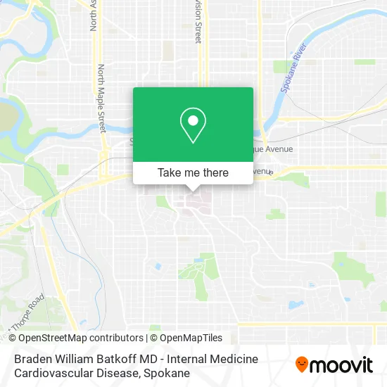 Mapa de Braden William Batkoff MD - Internal Medicine Cardiovascular Disease