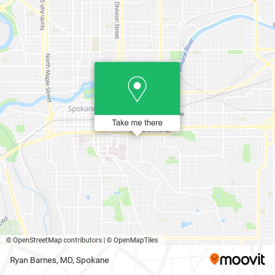 Mapa de Ryan Barnes, MD