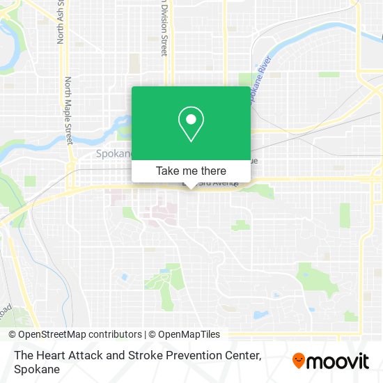 Mapa de The Heart Attack and Stroke Prevention Center