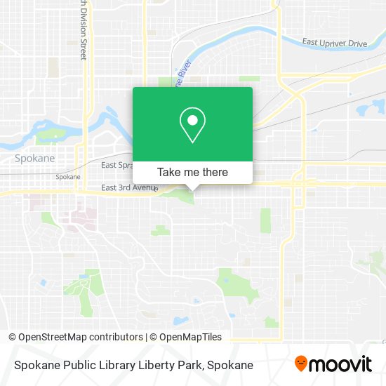 Spokane Public Library Liberty Park map