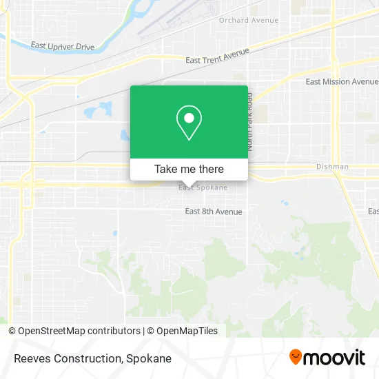Reeves Construction map